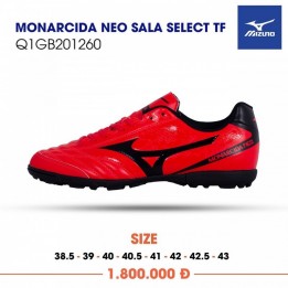 Giày bóng đá mizuno Monarcida neo sala select tf đỏ đen